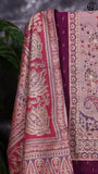 Purple & Pink Silk Cotton Designer Salwar