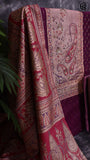 Purple & Pink Silk Cotton Designer Salwar
