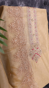 Mellow Gold Yellow Silk Cotton Gota Patti Zardosi Designer Salwar