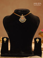 Lakshmi Peacock Pearl Pendant Choker Set
