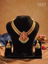Aalaya Divine Lakshmi Coin Necklace Set – Jadauv Design