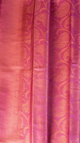Onion Pink & Sangria Maroon Kanchipuram Soft Silk Saree
