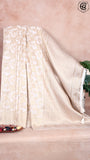 White Khadi Georgette Banarasi Saree