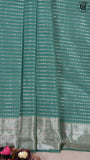 Sea Green  Zari Line Pattern with Rich Pallu Warm Silk Saree