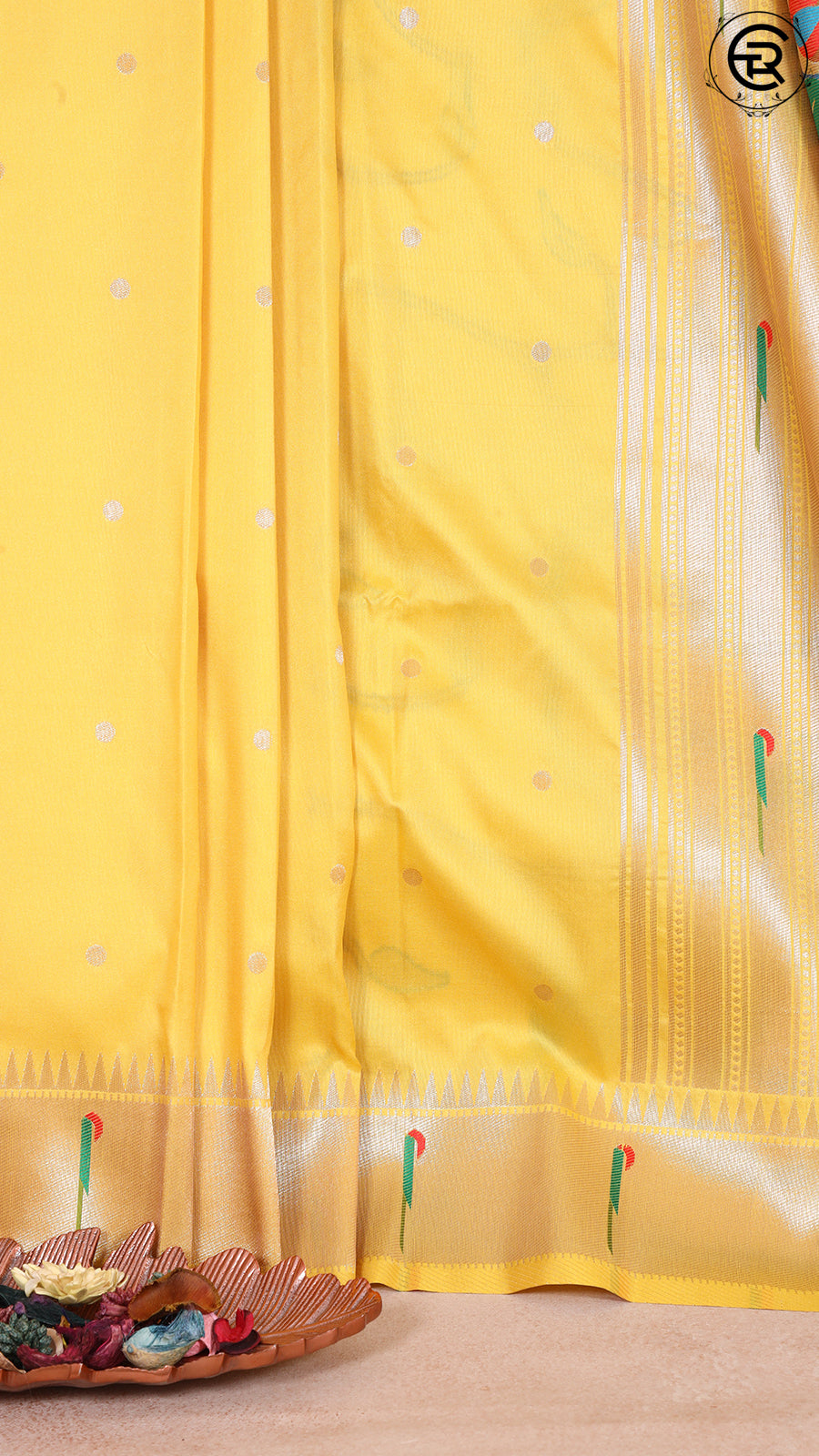 Yellow Paithani Silk Saree ERA03YLW