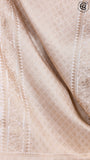 White Khadi Georgette Banarasi Saree
