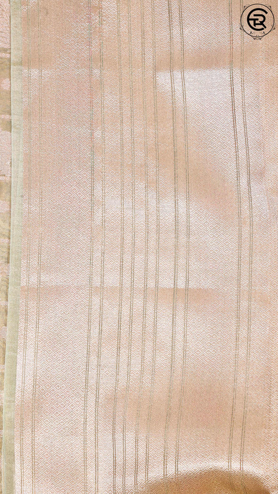 Premium Pista Green Tissue Silk Saree with Paithani Border