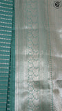 Sea Green  Zari Line Pattern with Rich Pallu Warm Silk Saree