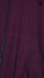 Burgundy with Silver and Copper Pallu Tissue Khadi Cotton Saree