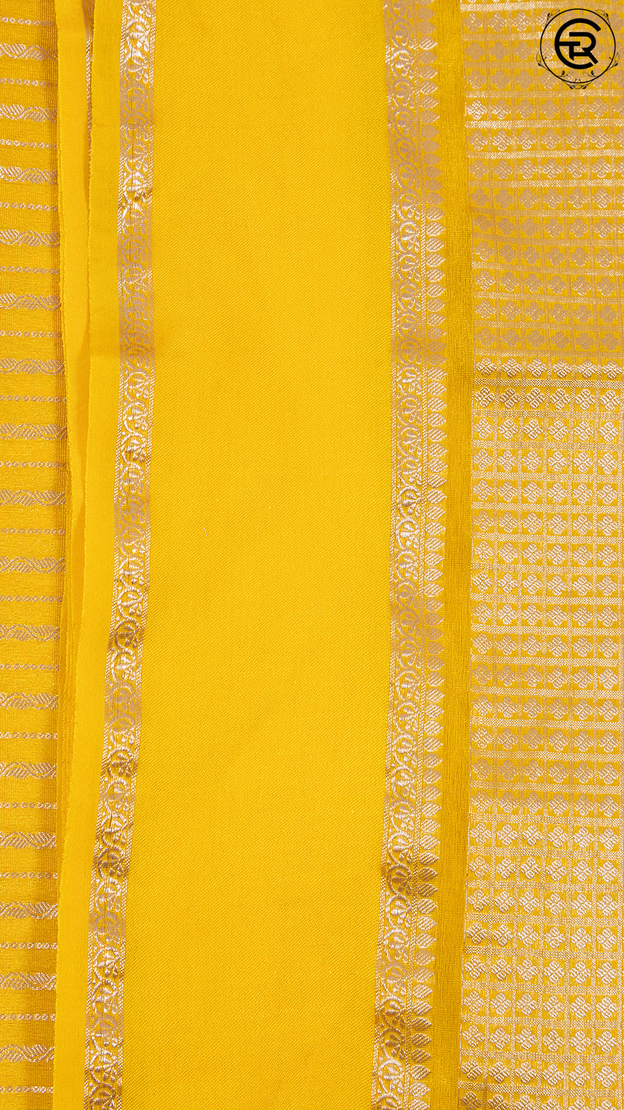 Bumblebee Yellow Pure Warm Silk Golden Zari Brocade with Rich Pallu Varanasi Saree