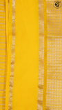 Bumblebee Yellow Pure Warm Silk Golden Zari Brocade with Rich Pallu Varanasi Saree
