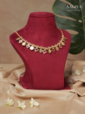 Aalaya Ruby Coin Charm Necklace