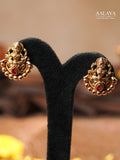 Aalaya Ruby Lakshmi Heritage Pearl Necklace Set