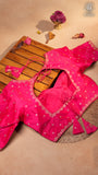 Rani Pink Embroidered Silk Blouse