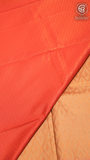 Beige and Pink Diamond Patterned Banarasi Silk Saree