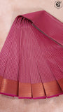 Onion Pink and Green Kanchipuram Silk Saree