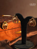 Aalaya Maragatha Vritta Round Hasli Necklace Set