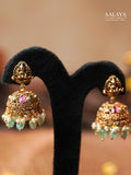 Aalaya Emerald Lakshmi Heritage Necklace