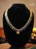Aalaya Neelambari Sapphire Drop Necklace