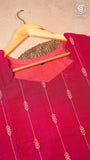 Pink Raw Silk Ready-to-Wear Kurti