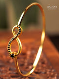 Aalaya Midnight Infinity Loop Bangle