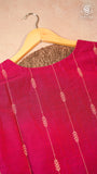 Pink Raw Silk Ready-to-Wear Kurti