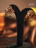 Aalaya Haritha Mayura Round Hasli Necklace Set