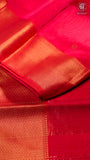 Pink Floral Butta Zari Handloom Pure Maheshwari Silk Saree