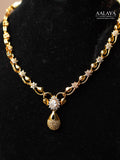 Aalaya Kanaka Dewdrop Necklace Set
