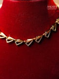 Aalaya V-Shard Diamond Necklace Set