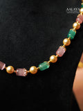 Aalaya Pastel Harmony Beaded Necklace