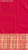 Orange, Red and Pink Bridal Kanchipuram Silk Saree