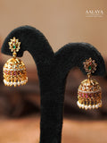 Aalaya Gulmohar Pearl Hasli Necklace Set