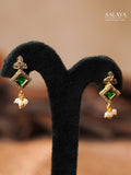 Aalaya Emerald Filigree Necklace Set