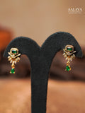 Aalaya Emerald Radiance Floral Necklace Set