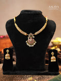 Aalaya Gulmohar Pearl Hasli Necklace Set