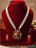 Aalaya Pearl Peacock Heritage Necklace