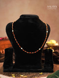 Aalaya Scarlet Gold Minimalist Necklace