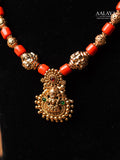 Aalaya Antique Gold Lakshmi Temple Necklace Set