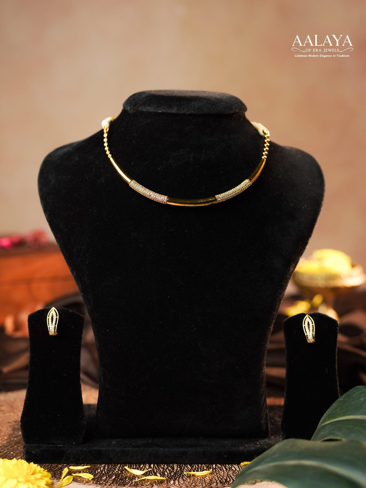 Aalaya Hasli Minimalist Necklace Set