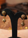 Aalaya Antique Gold Beaded Necklace Set