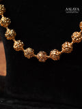 Aalaya Antique Gold Beaded Necklace Set