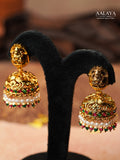 Aalaya Lakshmi Temple Pearl Necklace Set