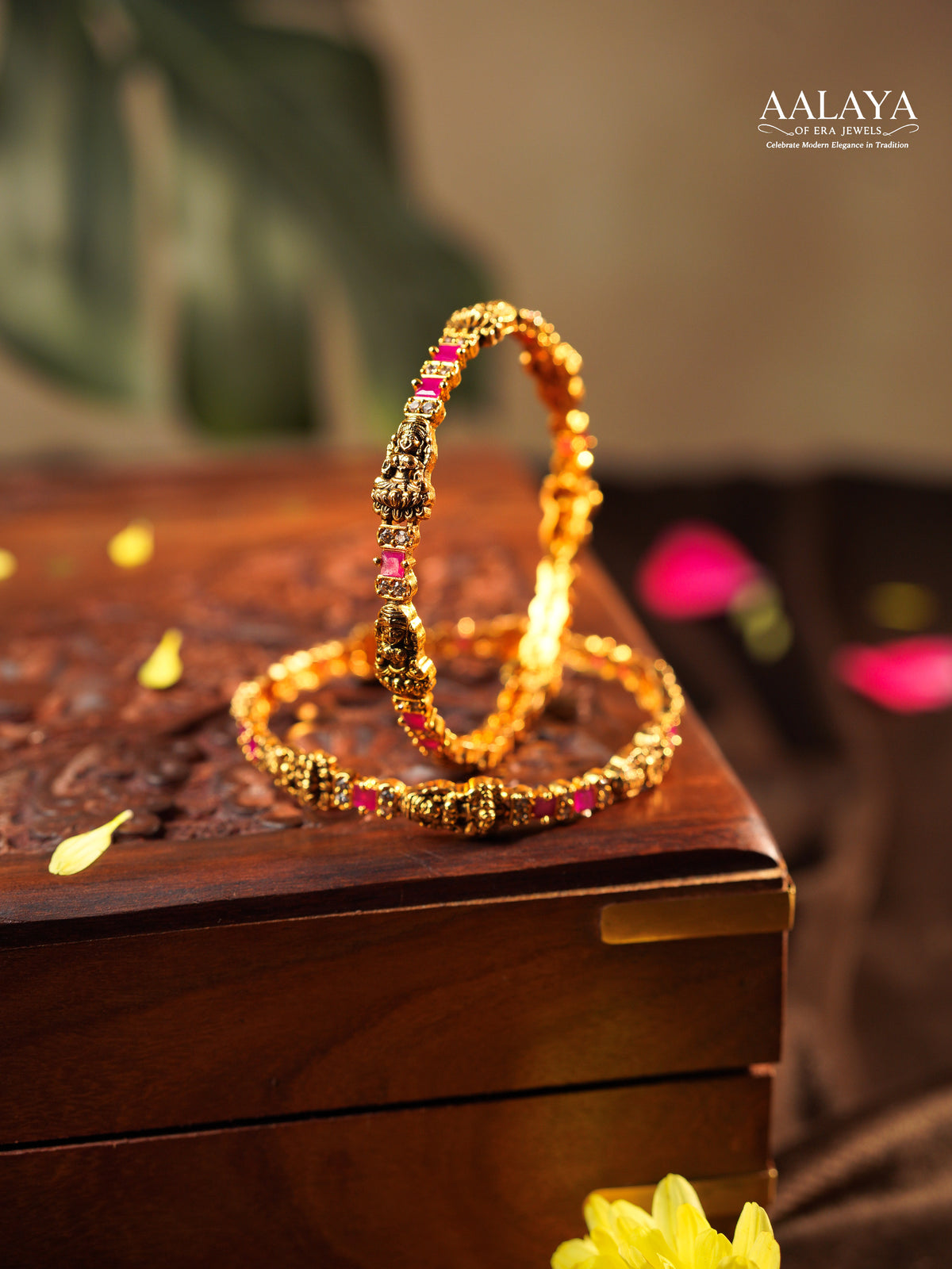 Aalaya Lakshmi Temple Heritage Bangle
