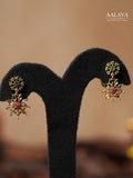 Aalaya Floral Radiance Double-Layer Necklace Set
