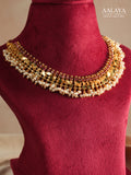 Aalaya Pearl Cascade Choker Set