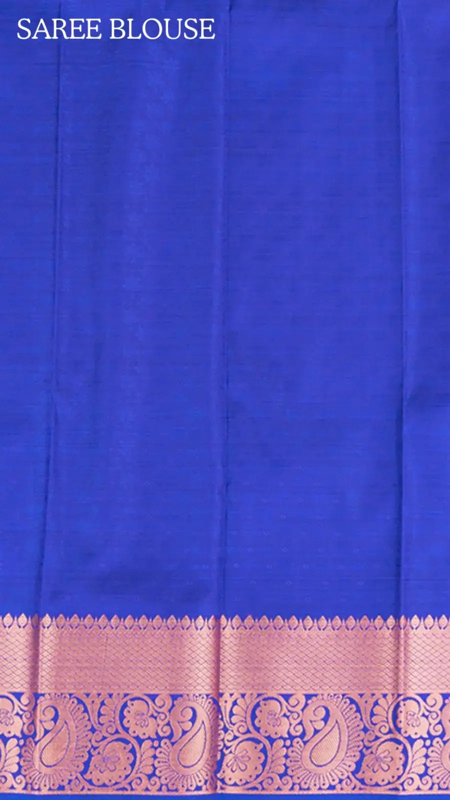 Rani Pink, Purple and Blue Bridal Silk Gold Zari Woven Floral Butti and Mango Design Kanchipuram Saree
