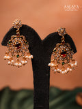 Aalaya Royal Kundan Pearl Choker Necklace Set
