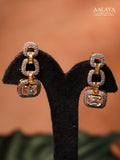 Aalaya Crystal Link Pendant Necklace Set