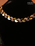 Aalaya Blue Crystal Wave Link Necklace Set